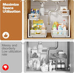 2 Pack Under Sink Organizer - Image 5