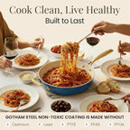 Gotham Steel 14 Inch Non Stick Frying Pans, Family Sized Non Stick Skillet - Image 7