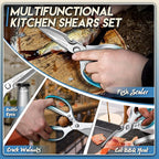 TIJERAS Kitchen Scissors Set Blue - Image 2