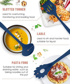 Kitchen Utensils Set-12 Pieces Silicone Cooking Utensils Set 392°F Heat - Image 6