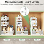Kitstorack Under Sink Organizer, Slide out Storage Drawer Rack - Image 9