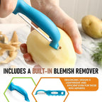 Spring Chef Premium Swivel Vegetable Peeler, Comfortable Handle and Ultra Sharp - Image 5