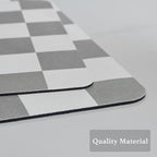 Checkered Dish Drying Mat for Kitchen Counter, Coffee Bar Station Accessories - Image 6