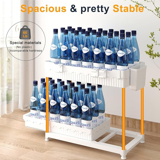 Sevenblue 3 Pack Under Sink Organizers, 2-Tier Multi-Use Kitchen and Bathroom - Image 5
