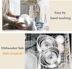 TeamFar Mixing Bowls, Stainless Steel Nesting Salad Bowls - Image 5
