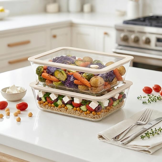 Urban Green Glass Food Container Set - Image 5