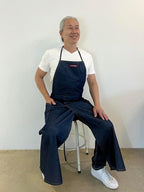 BLUE DENIM, the original split overlapped apron - Image 6