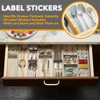 SpaceAid Bamboo Drawer Dividers - Image 3