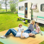 WIWIGO Beach Blanket Waterproof Sandproof Beach Mat 79" X 83"/10'x9'for 2-8 - Image 6