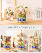 vancasso SIMI Utensil Holder, 7.3"+5.5" Porcelain Kitchen Utensil Holder - Image 5