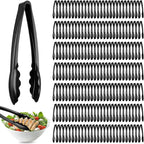 Tessco for you 200 Pcs Plastic Tongs for Serving Bulk, 9 Inch Plastic by Tessco