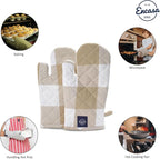 Encasa XO Long 12"x7" Oven Microwave Hand Gloves Mitts - Image 6