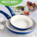 GreenLife Non Stick Fry Pan Set, Non-Toxic PFAS-Free Ceramic Skillets, - Image 7