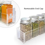 PMMASTO Adhesive Acrylic Spice Rack Organizer - Image 5