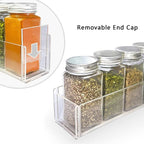 PMMASTO Adhesive Acrylic Spice Rack Organizer - Image 7