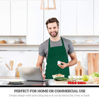 GREEN LIFESTYLE 12 Pack Professional Chef Apron – Grilling Aprons - Image 5