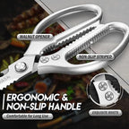 TIJERAS Kitchen Scissors Set Silver - Image 6