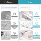 Vtopmart 6 Pack 6" Tall Upgrade Drawer Dividers - Image 8