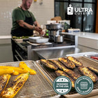 Ultra Cuisine Stainless Steel 8.5 x 12-inch Cooling and Baking Rack - Image 7