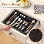 Lifewit Silverware Drawer Organizer, Expandable Utensil Tray - Image 9