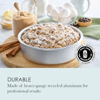 Chicago Metallic Recycled Aluminum 8 inch Round Cake Pan - Image 4
