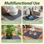 Large Stone Drying Mat for Kitchen Counter, Water-Absorbent Marble Diatomaceous - Image 5