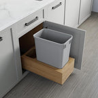 Dowell Single 35Qt Undermount Trash Pull-Out Waste Container - Image 2