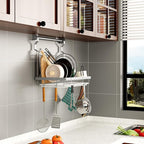 TQVAI Over Sink Dish Drainer Drying Rack, Stainless Steel Foldable Wall Mounted - Image 8