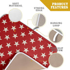 Patriotic July of 4th Red Star Dish Drying Mat - Image 4