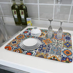 Talavera Mexican Tiles Dish Drying Mat - Image 5