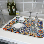 Talavera Mexican Tiles Dish Drying Mat - Image 6