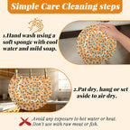OHIYO Reusable Beeswax Bowl Covers, Elastic Cotton Cloth Sourdough Bread Cover - Image 8