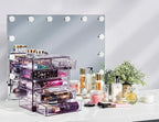 Sorbus Acrylic Makeup Organizer Set, 7-Drawer Vanity & Countertop Cosmetic - Image 2