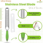 Spring Chef Stainless Steel Lemon Zester Grater - Image 4