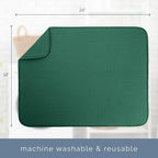 S&T INC. Dish Drying Mat XL, 18” x 24”, Absorbent Microfiber Kitchen Counter Mat - Image 7