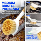 Holikme 3 Pack Dish Brush Set - Image 4
