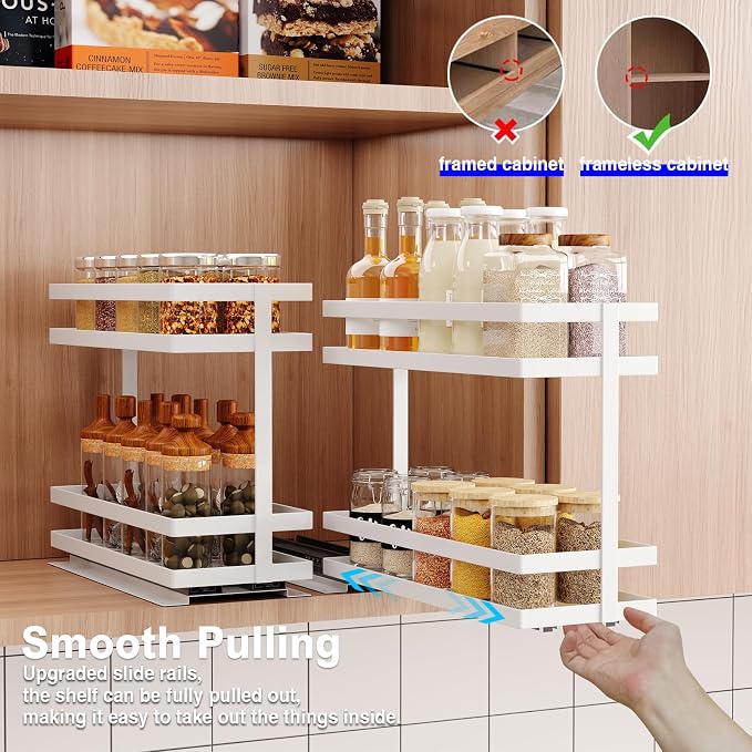Mustorn Pull Out Spice Rack Organizer - Image 4