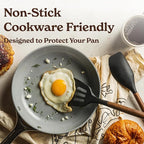 Silicone Kitchen Utensils Set & Holder: Cooking Utensils Set - Image 3