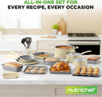 NutriChef 20-Piece Non-Stick Bakeware and Cookware Set - Image 8