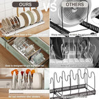 Magheo Expandable Food Storage Container Lid Organizers - Image 5