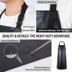 Homsolver Heavy Duty Vinyl Waterproof Apron - Image 3
