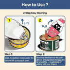 Ring Pull Can Opener for Soda Food Cat Cans Easy Open Tool for Weak Hands - Image 3