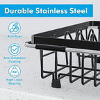 Expandable Stainless Steel Dish Drying Rack Over The Sink - Image 6