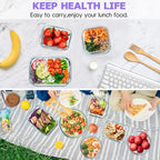 34pcs Glass Food Storage Containers - Image 7