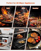 Wireless Meat Thermometer with Smart Timer & APP Control, 800ft Bluetooth Grill - Image 8