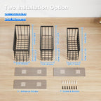MUSTORN 3 Pack Adhesive Cabinet Door Organizer, Lid Organizers Inside Cabinet - Image 6