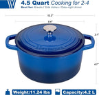VORRINGARD Enameled Cast Iron Dutch Oven Pot - Image 2
