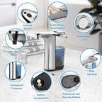 PZOTRUF Automatic Soap Dispenser, Touchless Dish Soap Dispenser 17oz/500ml - Image 6