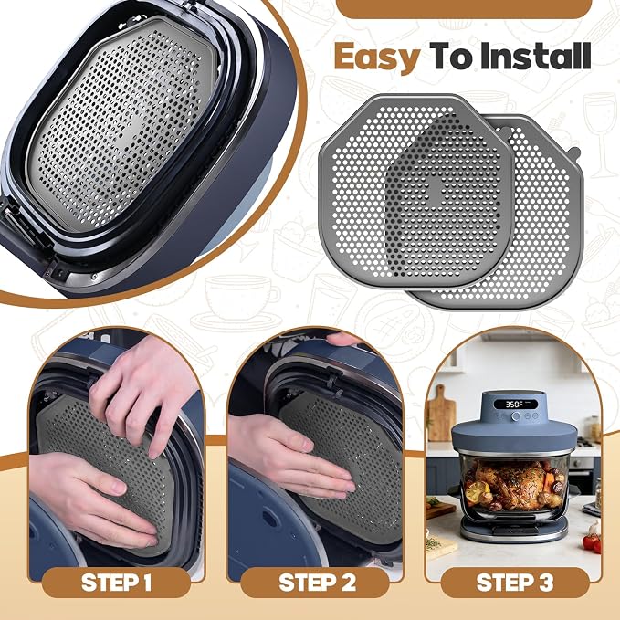 2 PCS Silicone Splatter Shield Heat-Resistant Splash Guard - Image 3