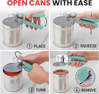 Zulay Kitchen Heavy Duty Stainless Steel Manual Can Opener – Ergonomic Soft - Image 6